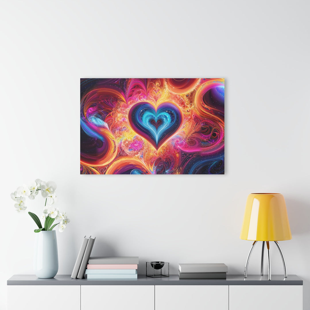 Cosmic Heart Nebula - Acrylic Prints (French Cleat Hanging) - Home Decor - g(0D·IO) - 24" x 36" (Vertical) - 0.25'' -