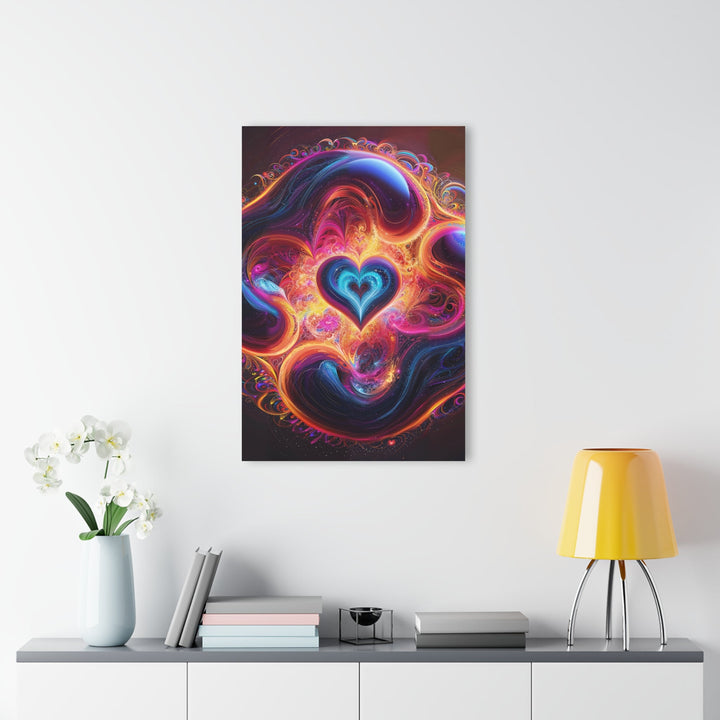 Cosmic Heart Nebula - Acrylic Prints (French Cleat Hanging) - Home Decor - g(0D·IO) - 24" x 36" (Vertical) - 0.25'' -