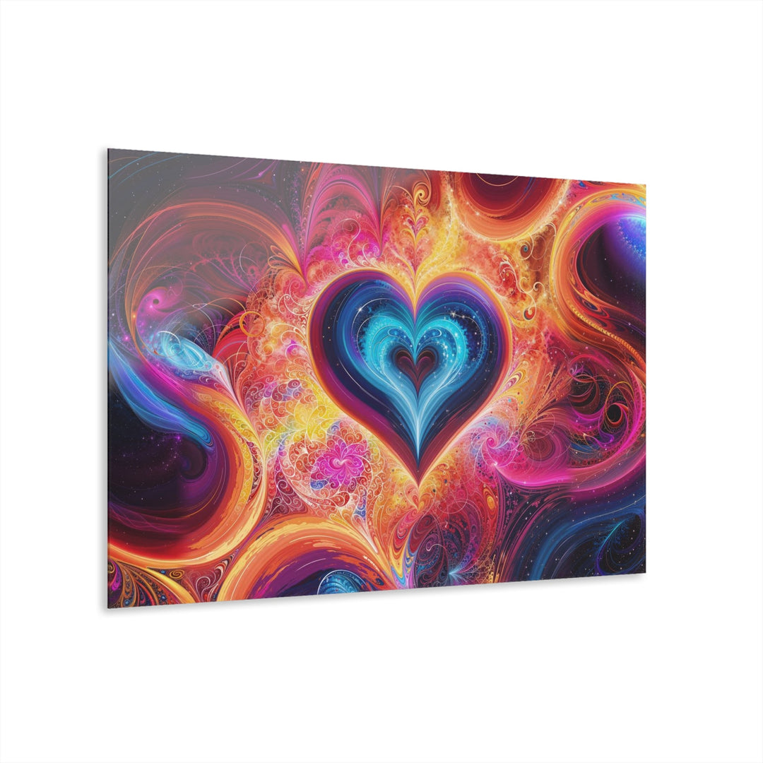 Cosmic Heart Nebula - Acrylic Prints (French Cleat Hanging) - Home Decor - g(0D·IO) - 36" x 24" (Horizontal) - 0.25'' -