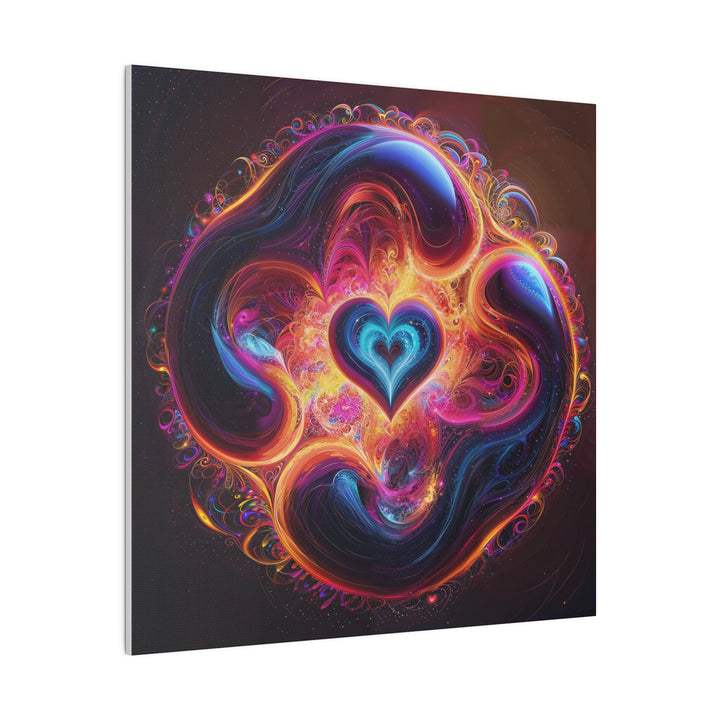 Cosmic Heart Nebula - Matte Canvas - Canvas - g(0D·IO) - 32" x 32" (Square) - 0.75'' -