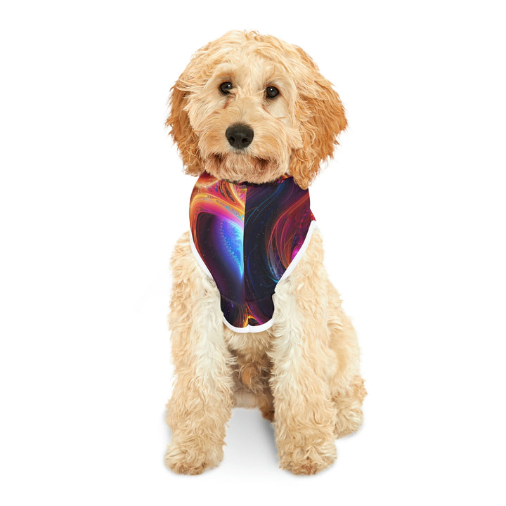 Cosmic Heart Nebula - Pet Hoodie - Pets - g(0D·IO) - XXS - Black Rib -