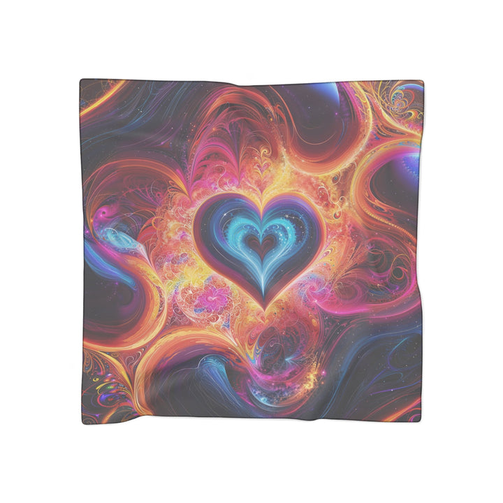 Cosmic Heart Nebula - Poly Scarf - Accessories - g(0D·IO) - Poly voile - 25" × 25" -