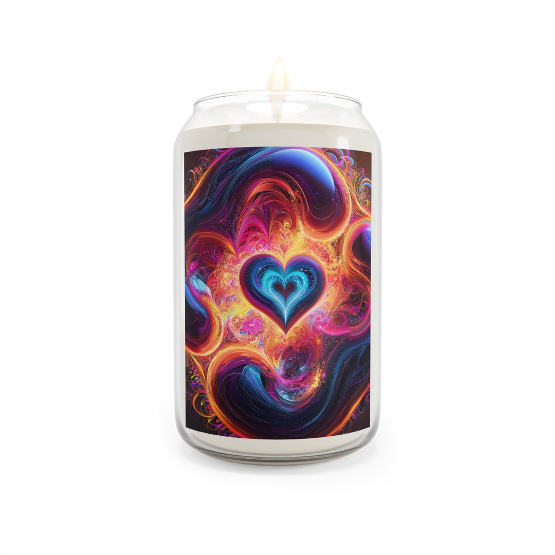Cosmic Heart Nebula - Scented Candle - Home Decor - g(0D·IO) - Comfort Spice - 13.75oz -