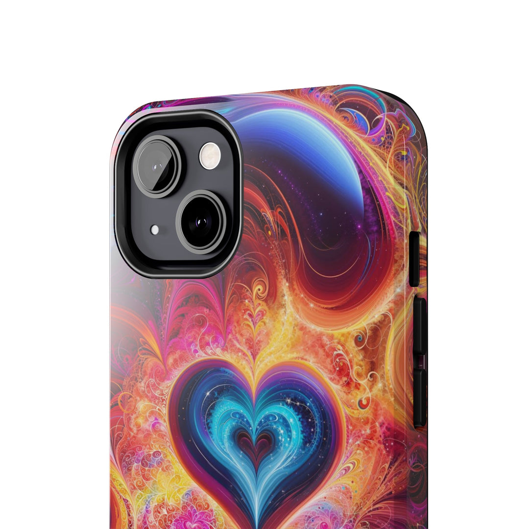 Cosmic Heart Nebula - Tough Phone Case - Phone Case - g(0D·IO) - iPhone 13 Mini - -