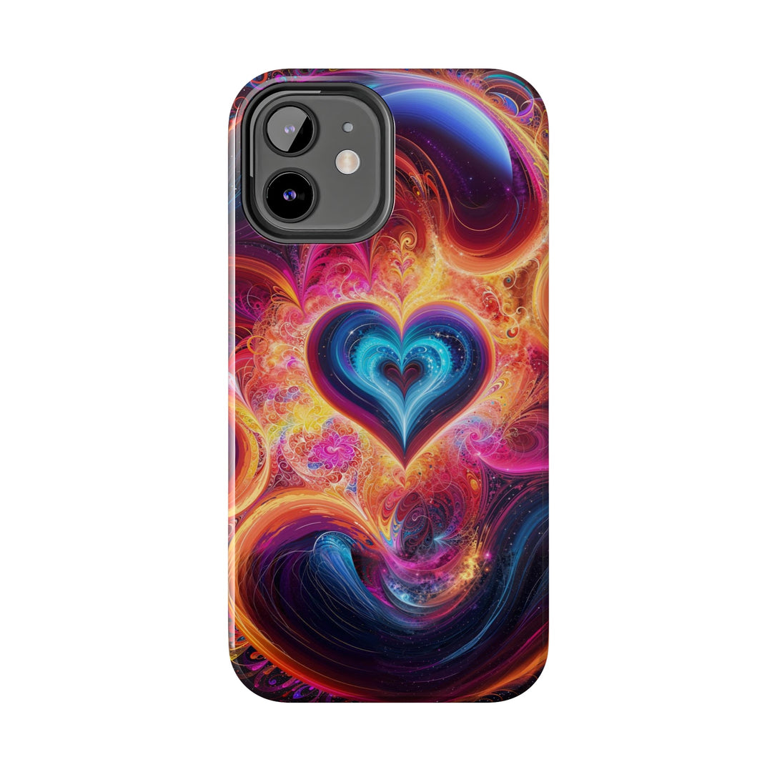 Cosmic Heart Nebula - Tough Phone Case - Phone Case - g(0D·IO) - iPhone 13 Mini - -