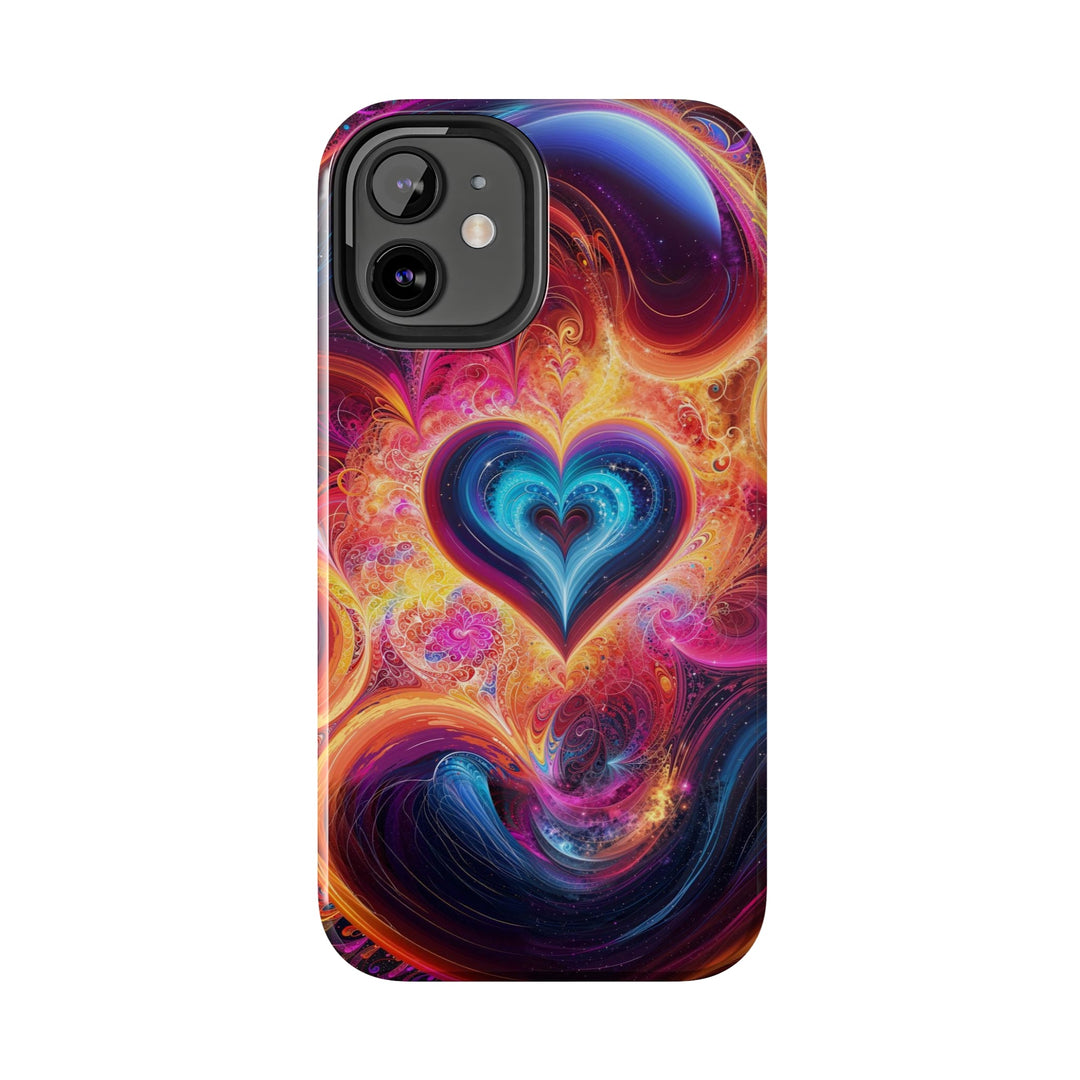 Cosmic Heart Nebula - Tough Phone Case - Phone Case - g(0D·IO) - iPhone 13 Mini - -