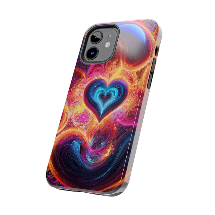 Cosmic Heart Nebula - Tough Phone Case - Phone Case - g(0D·IO) - iPhone 13 Mini - -