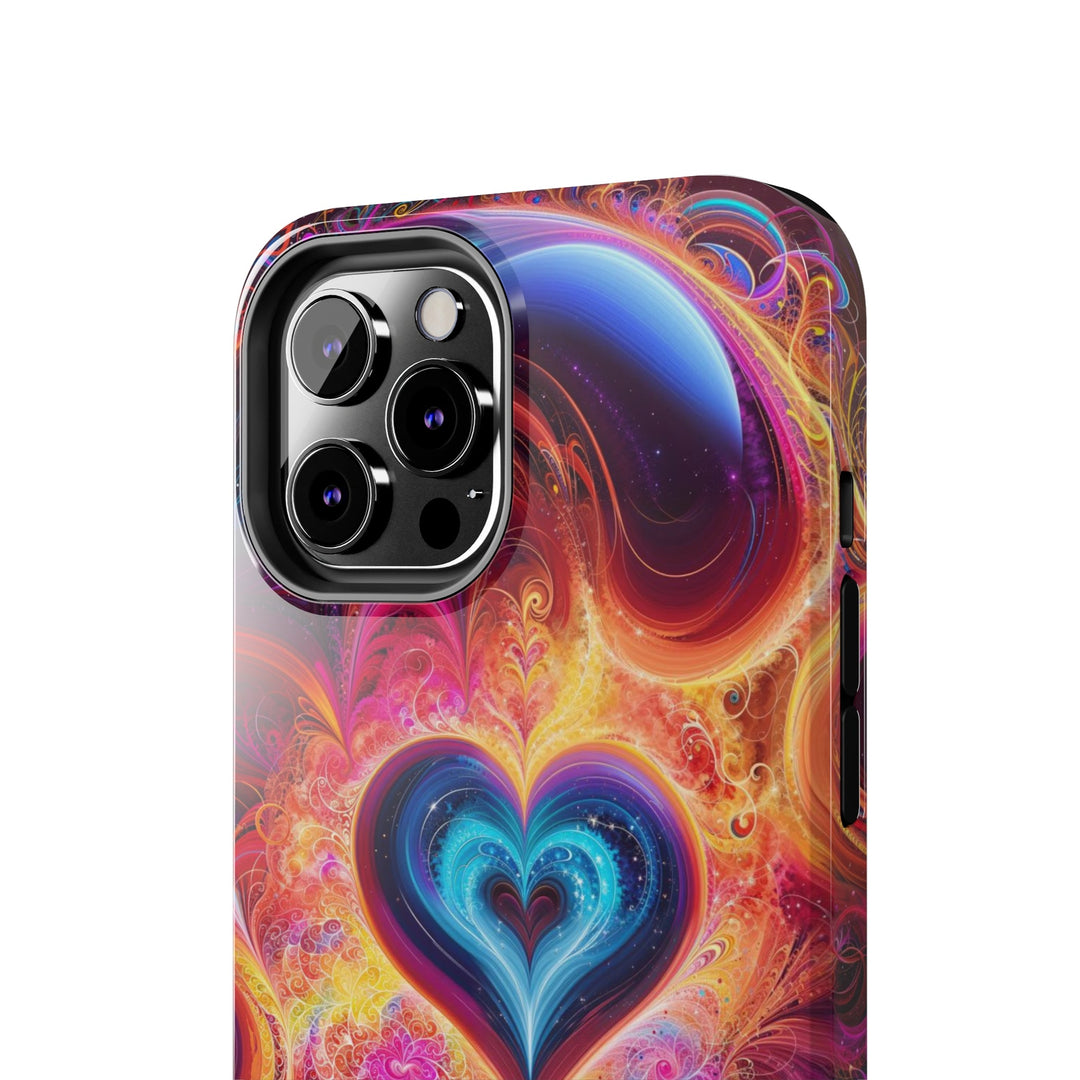 Cosmic Heart Nebula - Tough Phone Case - Phone Case - g(0D·IO) - iPhone 13 Mini - -