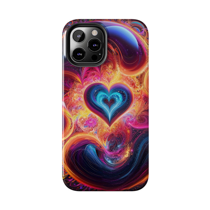 Cosmic Heart Nebula - Tough Phone Case - Phone Case - g(0D·IO) - iPhone 13 Mini - -