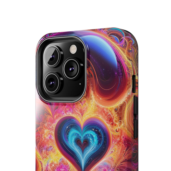 Cosmic Heart Nebula - Tough Phone Case - Phone Case - g(0D·IO) - iPhone 13 Mini - -