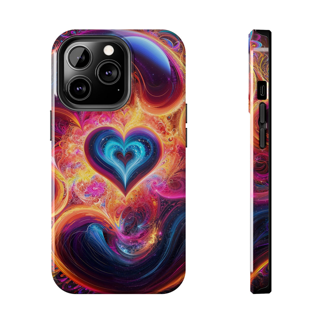 Cosmic Heart Nebula - Tough Phone Case - Phone Case - g(0D·IO) - iPhone 13 Pro - -