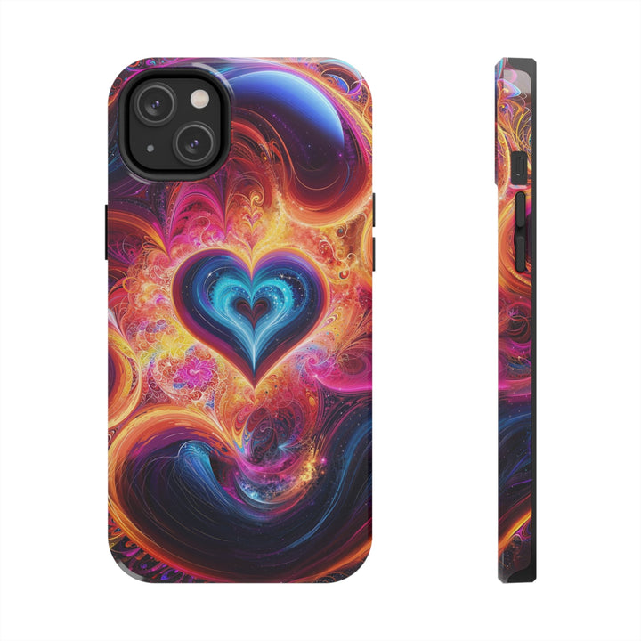 Cosmic Heart Nebula - Tough Phone Case - Phone Case - g(0D·IO) - iPhone 14 Plus - -