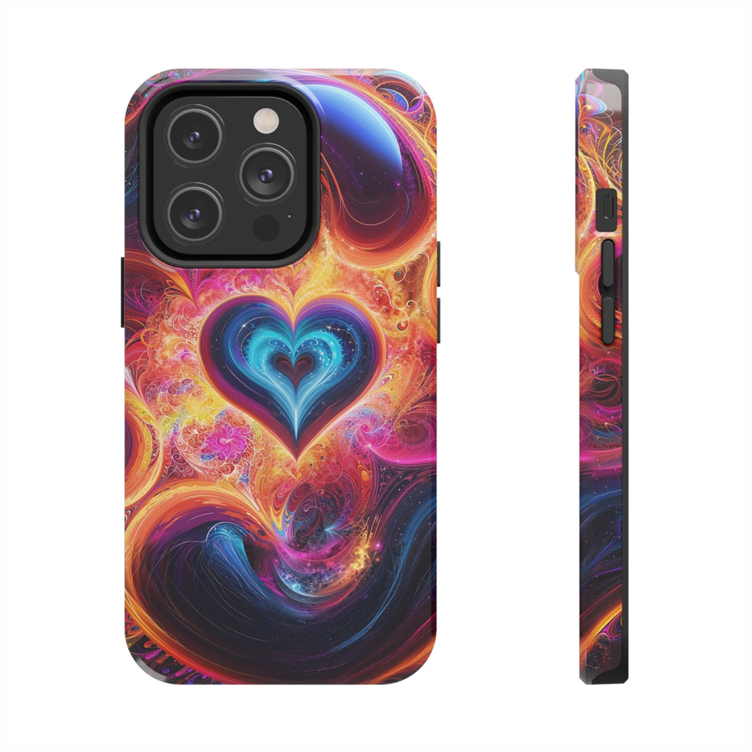 Cosmic Heart Nebula - Tough Phone Case - Phone Case - g(0D·IO) - iPhone 14 Pro - -