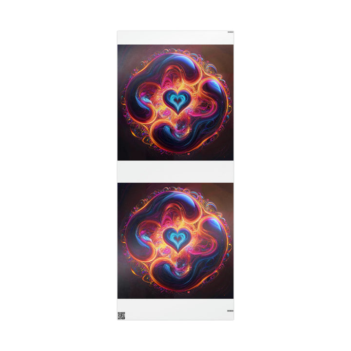 Cosmic Heart Nebula - Wrapping Paper - Home Decor - g(0D·IO) - 30'' x 72'' - Glossy -