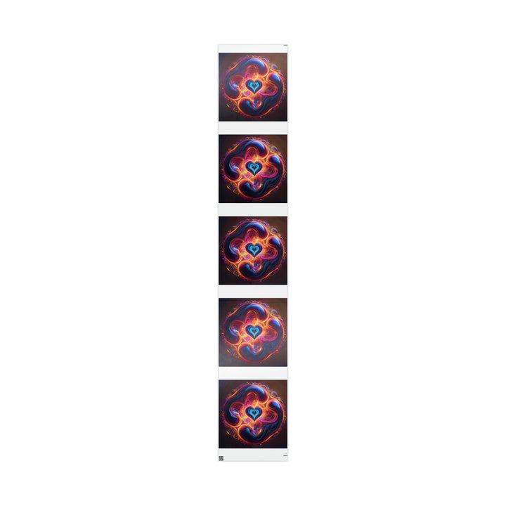 Cosmic Heart Nebula - Wrapping Paper - Home Decor - g(0D·IO) - 30" x 180" - Glossy -