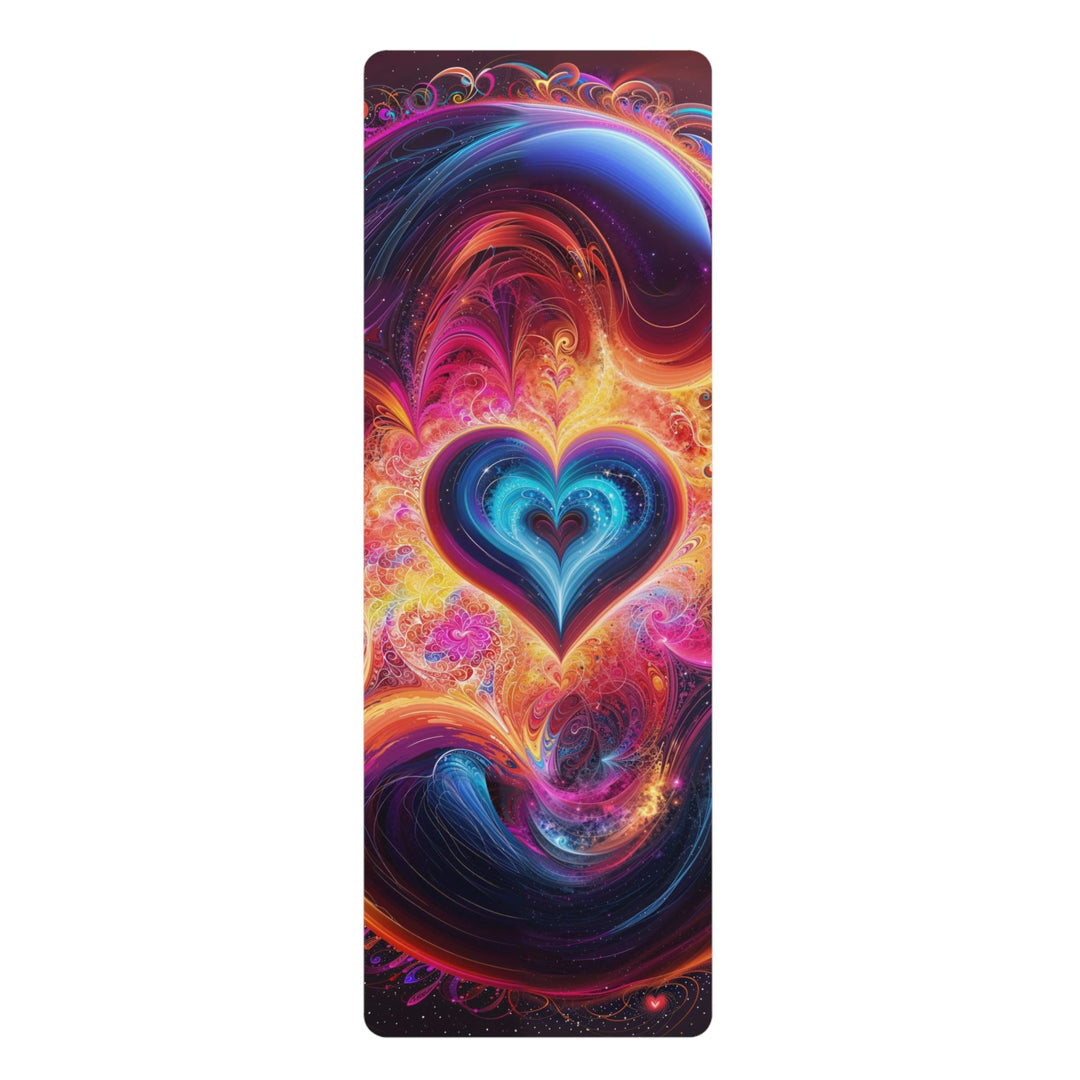 Cosmic Heart Nebula - Yoga Mat - Home Decor - g(0D·IO) - 24” x 68” - -