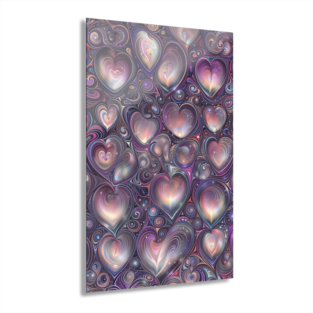 Cosmic Heart Tapestry - Acrylic Prints (French Cleat Hanging) - Home Decor - g(0D·IO) - 24" x 36" (Vertical) - 0.25'' -
