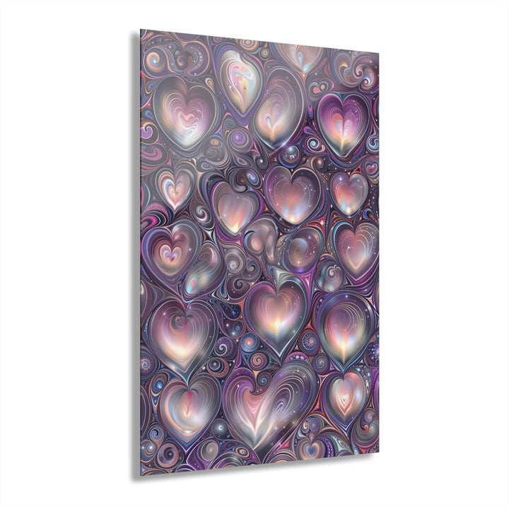 Cosmic Heart Tapestry - Acrylic Prints (French Cleat Hanging) - Home Decor - g(0D·IO) - 24" x 36" (Vertical) - 0.25'' -