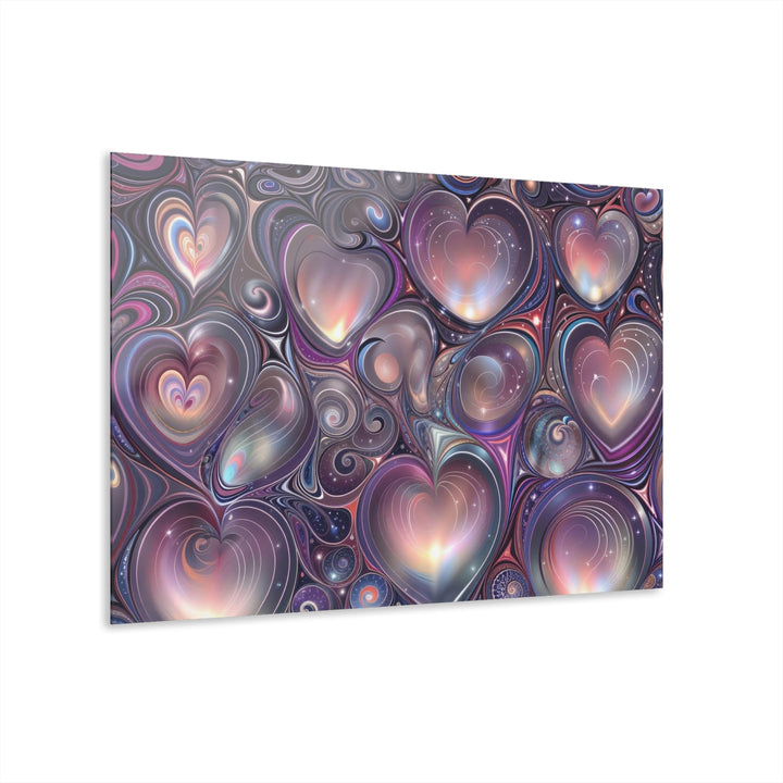 Cosmic Heart Tapestry - Acrylic Prints (French Cleat Hanging) - Home Decor - g(0D·IO) - 36" x 24" (Horizontal) - 0.25'' -