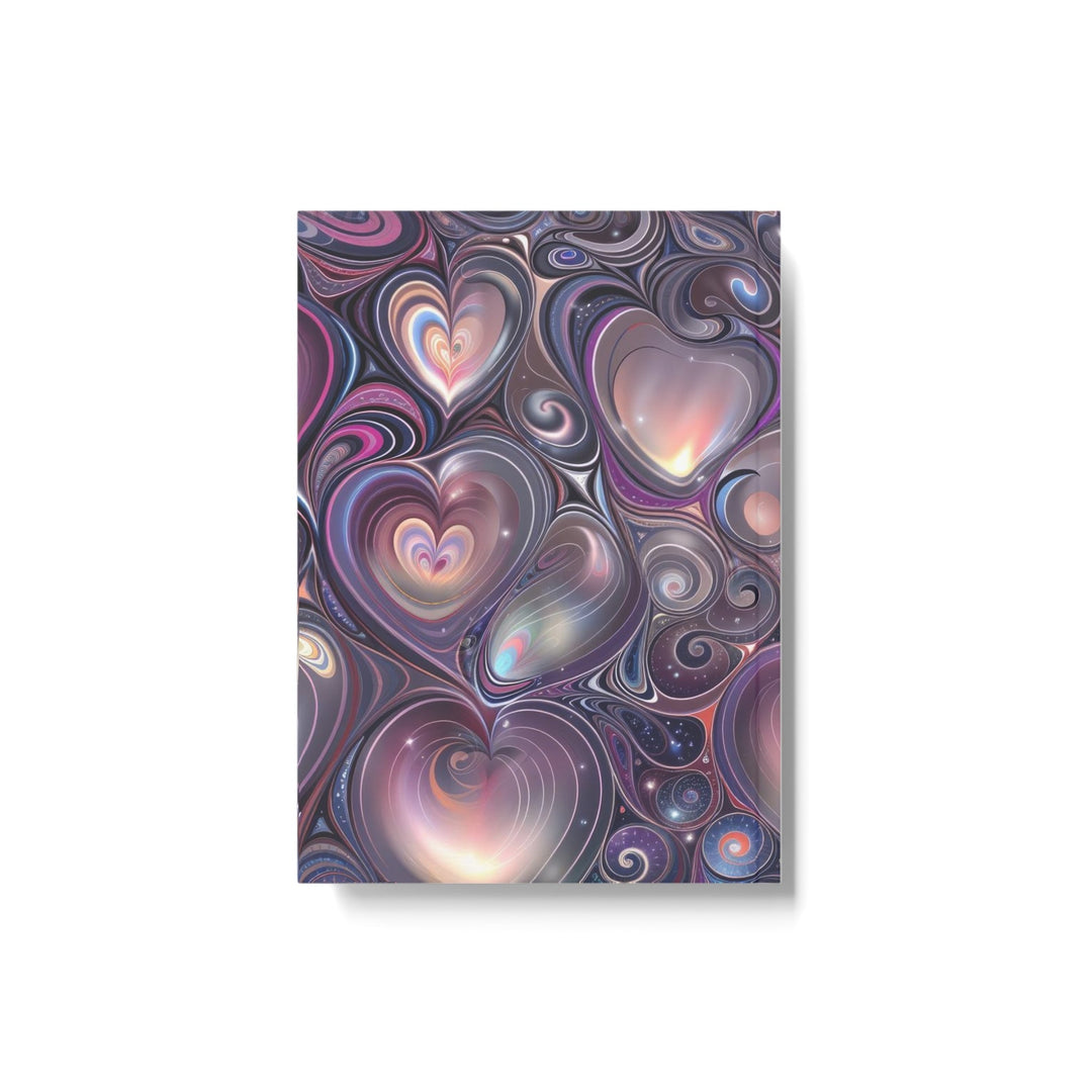 Cosmic Heart Tapestry - Hard Backed Journal - Paper products - g(0D·IO) - Graph - A5 - White