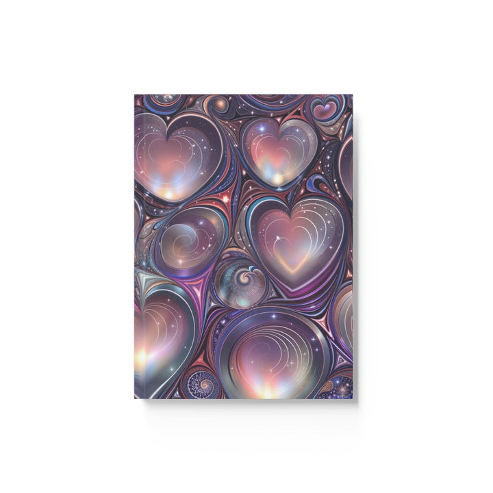 Cosmic Heart Tapestry - Hard Backed Journal - Paper products - g(0D·IO) - Graph - A5 - White