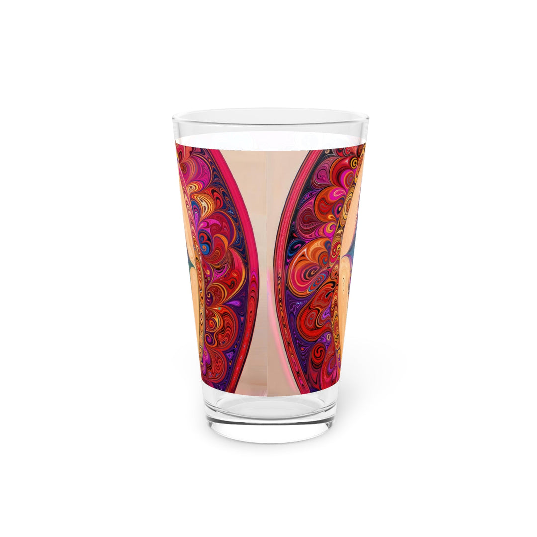 Cosmic Heart Vortex - Pint Glass - Mug - g(0D·IO) - 16oz - -