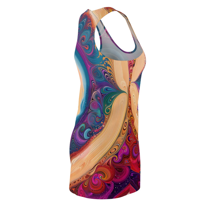 Cosmic Heart Vortex - Racerback Dress - All Over Prints - g(0D·IO) - XS - -