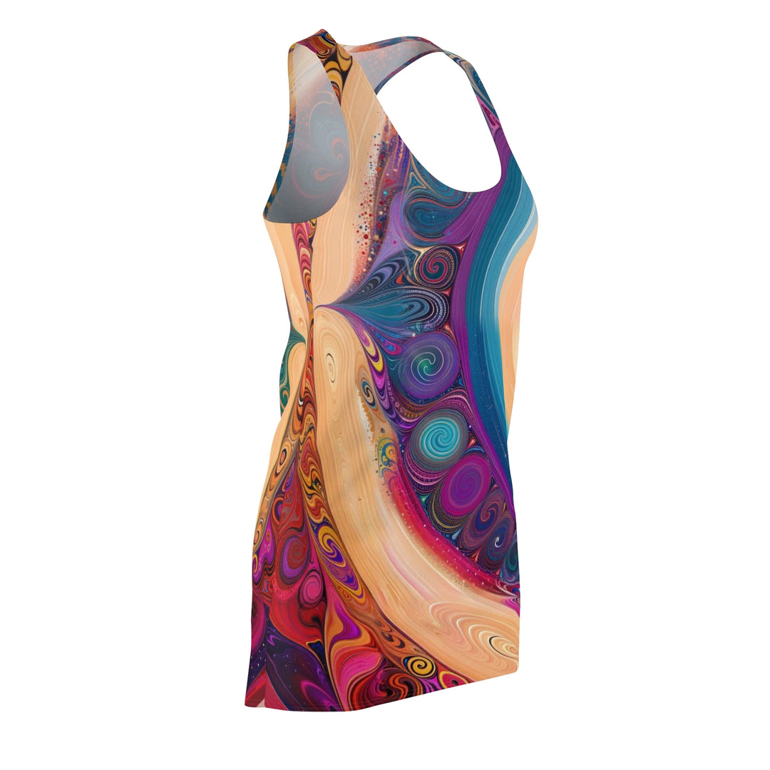 Cosmic Heart Vortex - Racerback Dress - All Over Prints - g(0D·IO) - XS - -