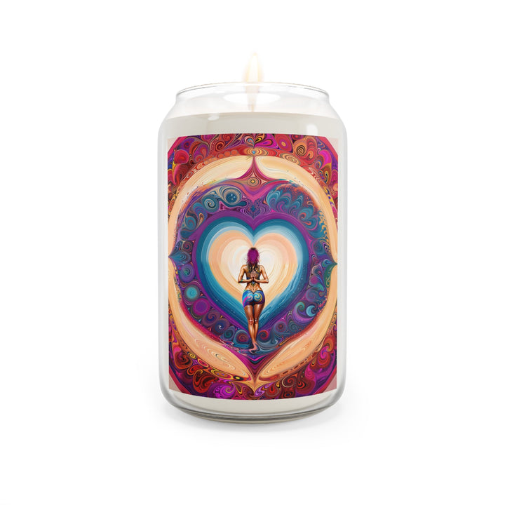 Cosmic Heart Vortex - Scented Candle - Home Decor - g(0D·IO) - Sea Breeze - 13.75oz -