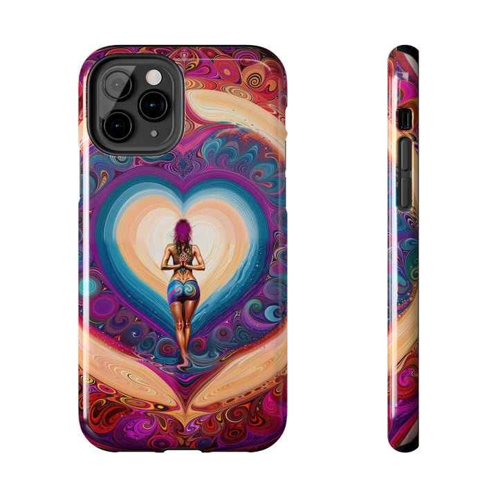 Cosmic Heart Vortex - Tough Phone Case - Phone Case - g(0D·IO) - iPhone 11 - -