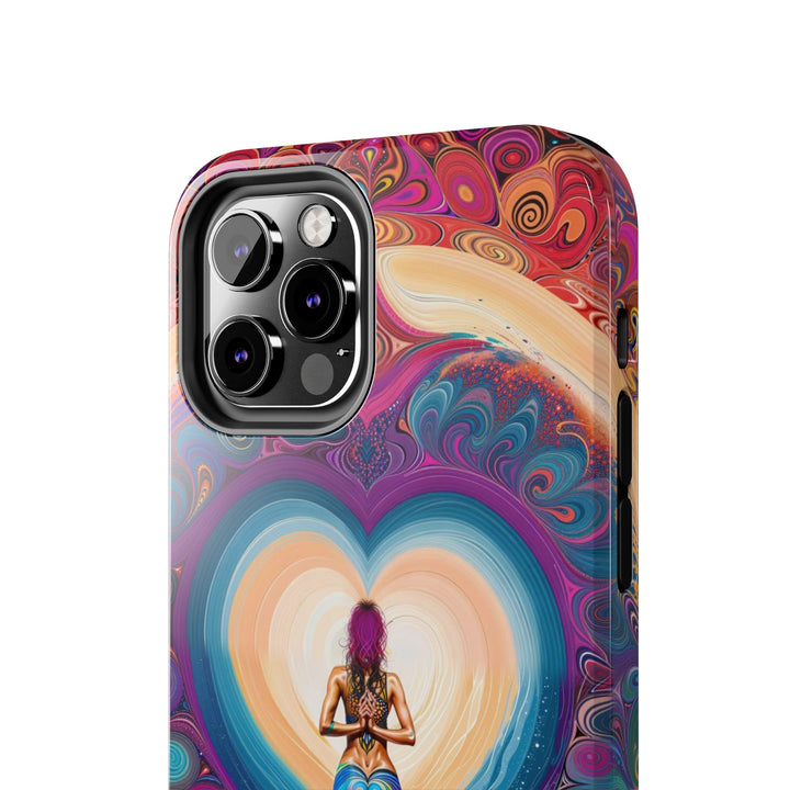 Cosmic Heart Vortex - Tough Phone Case - Phone Case - g(0D·IO) - iPhone 13 Mini - -