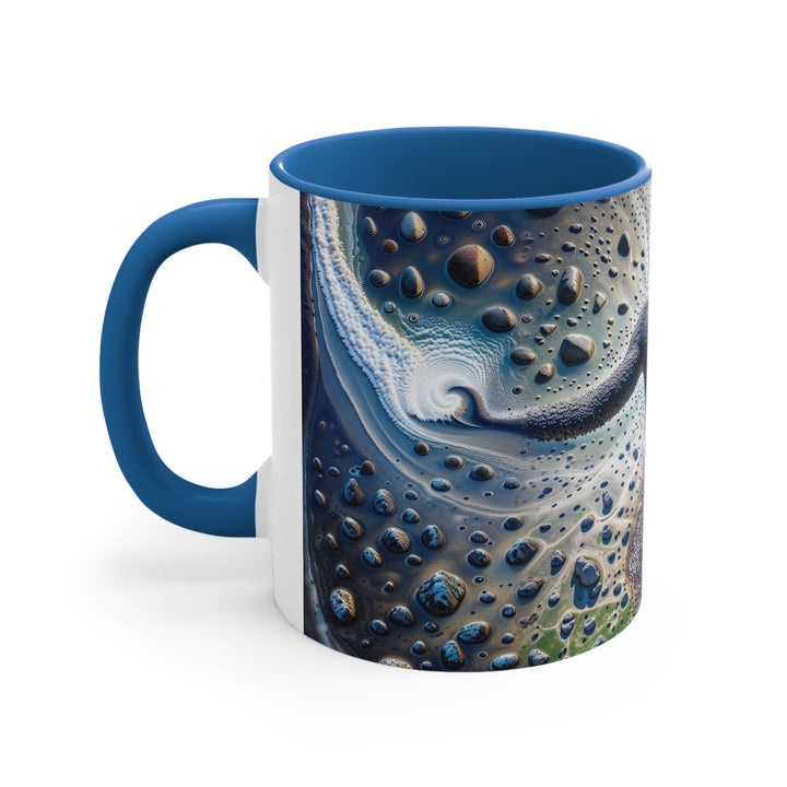 Cosmic Human Duality - Accent Coffee Mug - Mug - g(0D·IO) - Pink - 11oz -