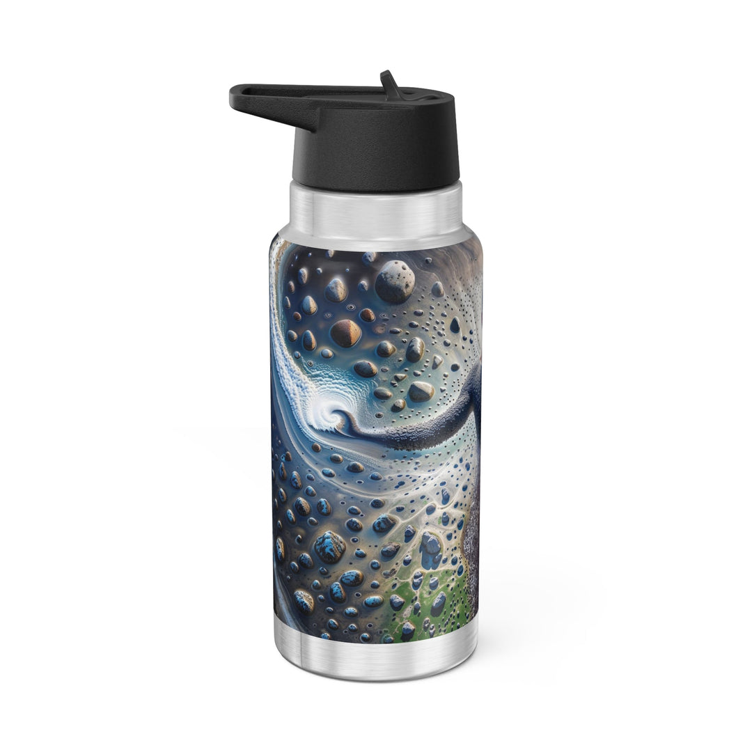 Cosmic Human Duality - Gator Tumbler 32oz - Mug - g(0D·IO) - Silver - 32oz -