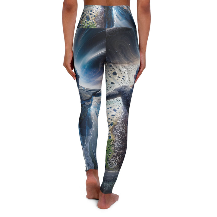 Cosmic Human Duality - High Waisted AOP Yoga Leggings - All Over Prints - g(0D·IO) - XS - -