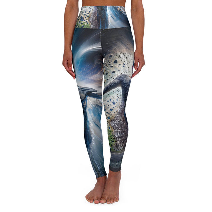 Cosmic Human Duality - High Waisted AOP Yoga Leggings - All Over Prints - g(0D·IO) - XS - -