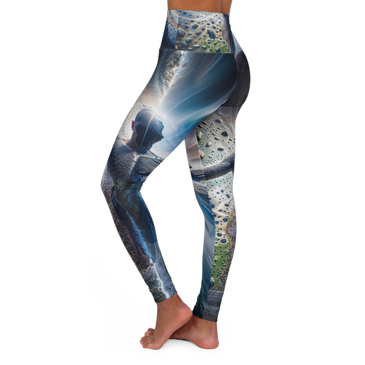 Cosmic Human Duality - High Waisted AOP Yoga Leggings - All Over Prints - g(0D·IO) - XS - -