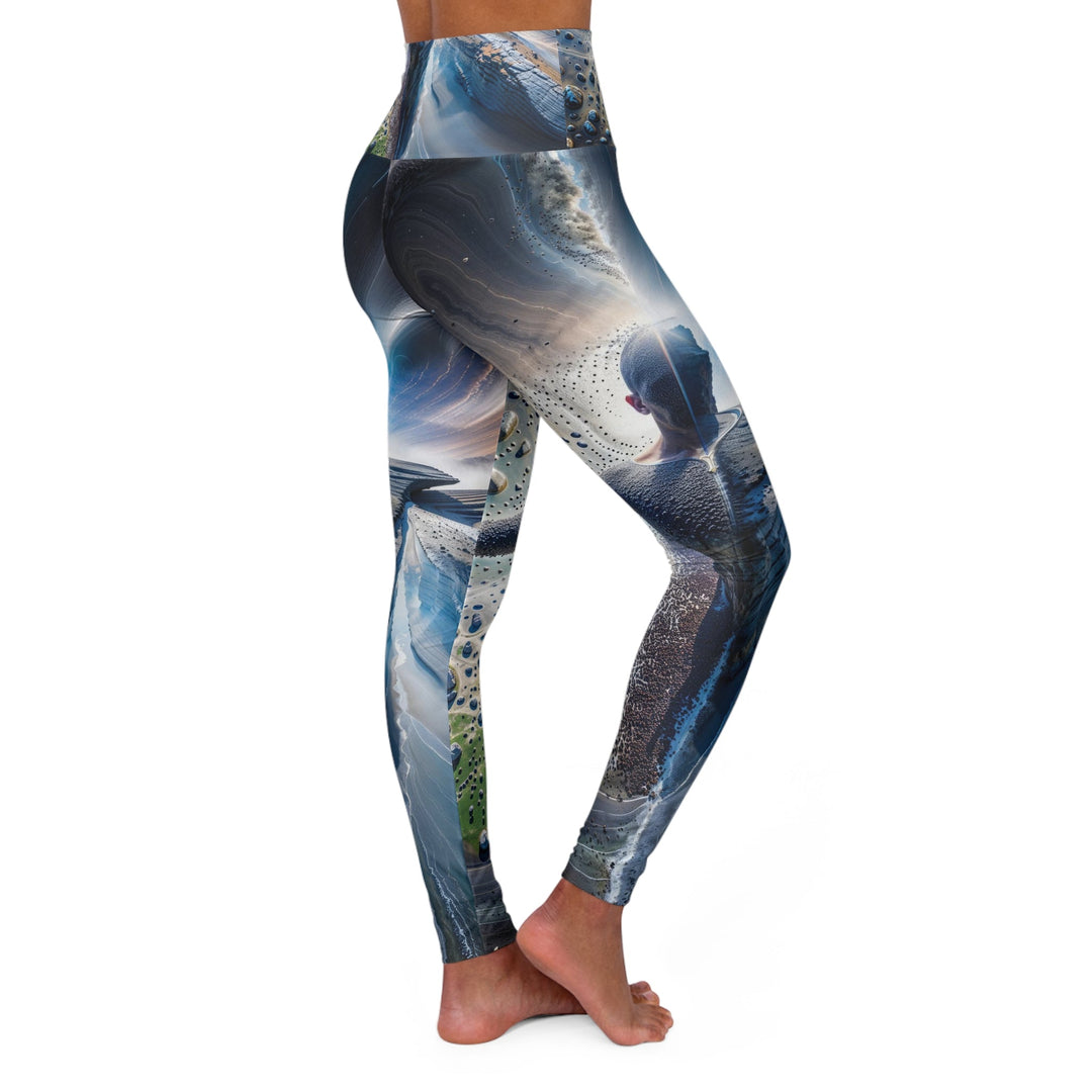 Cosmic Human Duality - High Waisted AOP Yoga Leggings - All Over Prints - g(0D·IO) - XS - -