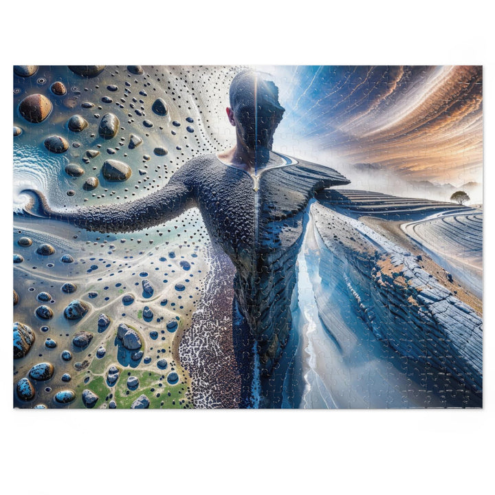 Cosmic Human Duality - Jigsaw Puzzle (100, 252, 500, 1000 pieces) - Puzzle - g(0D·IO) - 20.5" × 15" (500 pcs) - -