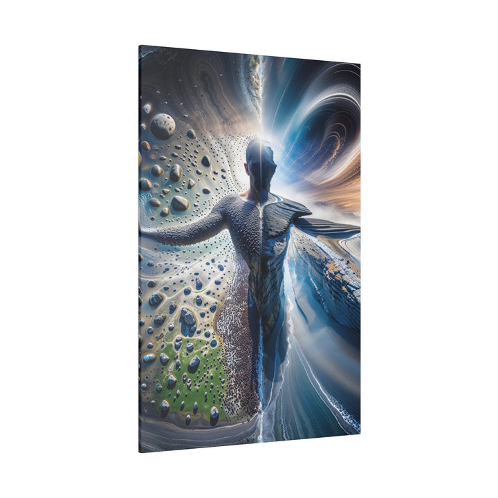 Cosmic Human Duality - Matte Canvas - Canvas - g(0D·IO) - 32" x 32" (Square) - 0.75'' -