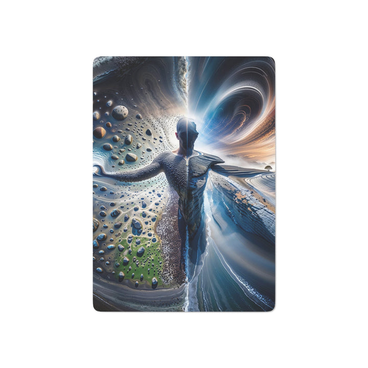 Cosmic Human Duality - Poker Cards - Paper products - g(0D·IO) - 2.47" x 3.47" - White - Semi Glossy