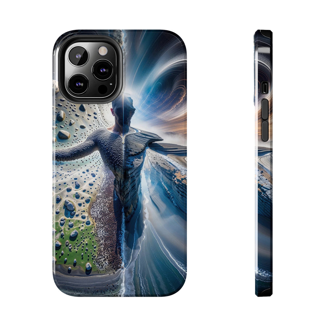 Cosmic Human Duality - Tough Phone Case - Phone Case - g(0D·IO) - iPhone 12 Pro Max - -