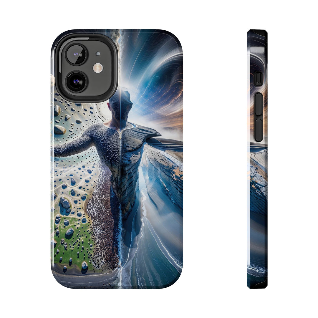 Cosmic Human Duality - Tough Phone Case - Phone Case - g(0D·IO) - iPhone 12 Mini - -