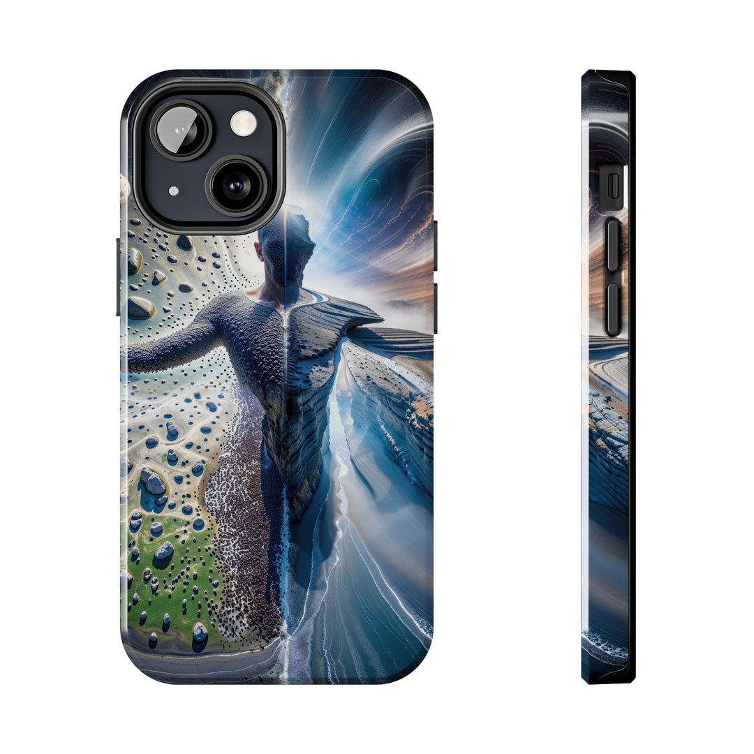 Cosmic Human Duality - Tough Phone Case - Phone Case - g(0D·IO) - iPhone 13 Mini - -