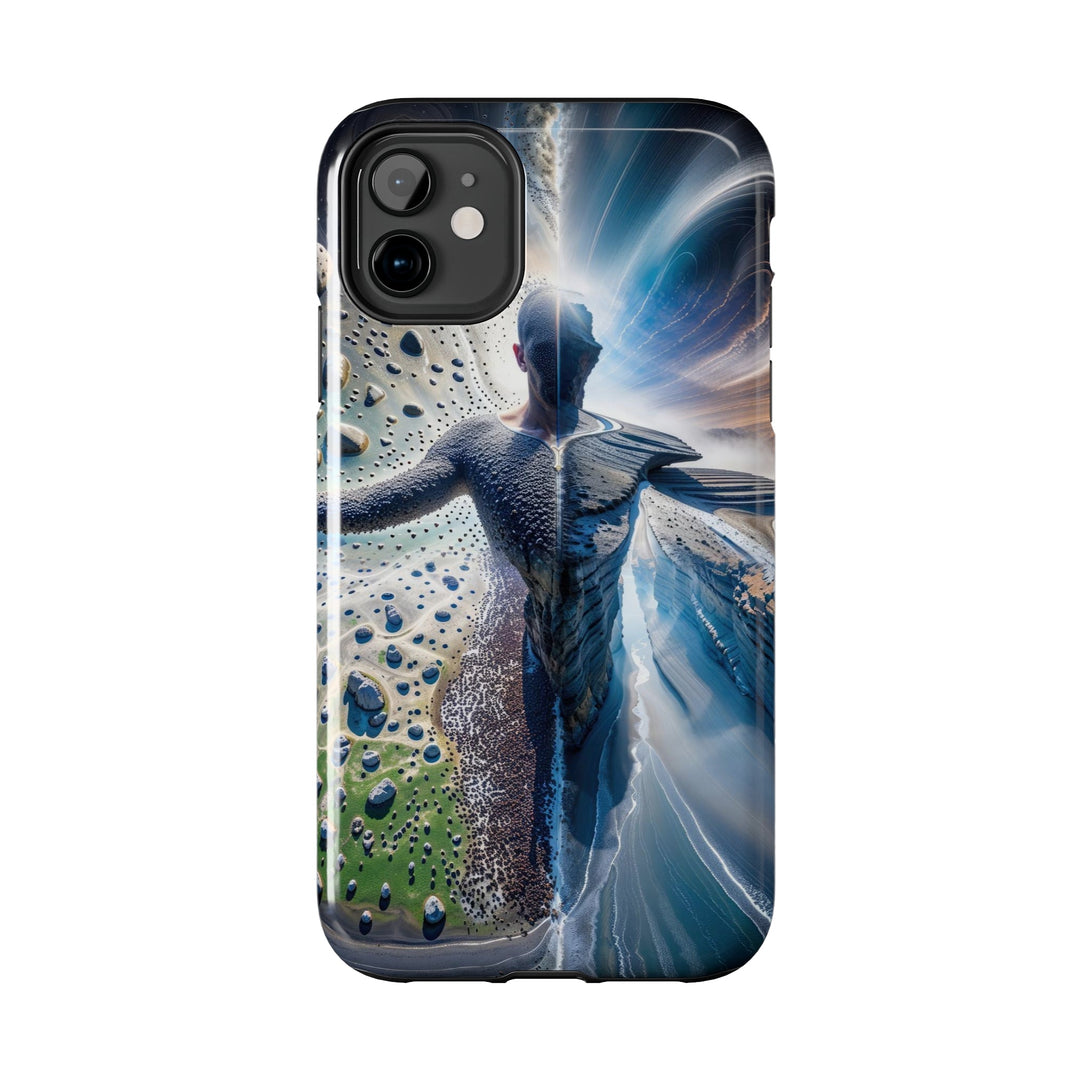 Cosmic Human Duality - Tough Phone Case - Phone Case - g(0D·IO) - iPhone 13 Mini - -