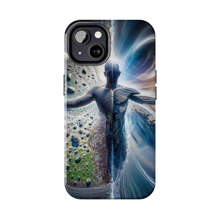 Cosmic Human Duality - Tough Phone Case - Phone Case - g(0D·IO) - iPhone 13 Mini - -