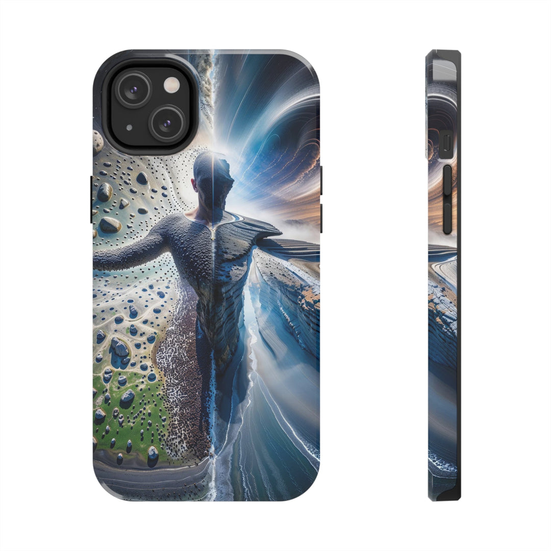 Cosmic Human Duality - Tough Phone Case - Phone Case - g(0D·IO) - iPhone 14 Plus - -