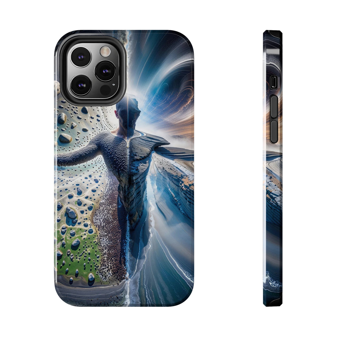 Cosmic Human Duality - Tough Phone Case - Phone Case - g(0D·IO) - iPhone 12 Pro - -