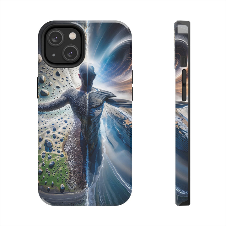 Cosmic Human Duality - Tough Phone Case - Phone Case - g(0D·IO) - iPhone 14 - -