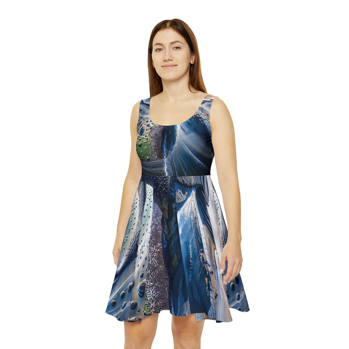 Cosmic Human Duality - Women's Skater Dress - All Over Prints - g(0D·IO) - XS - -