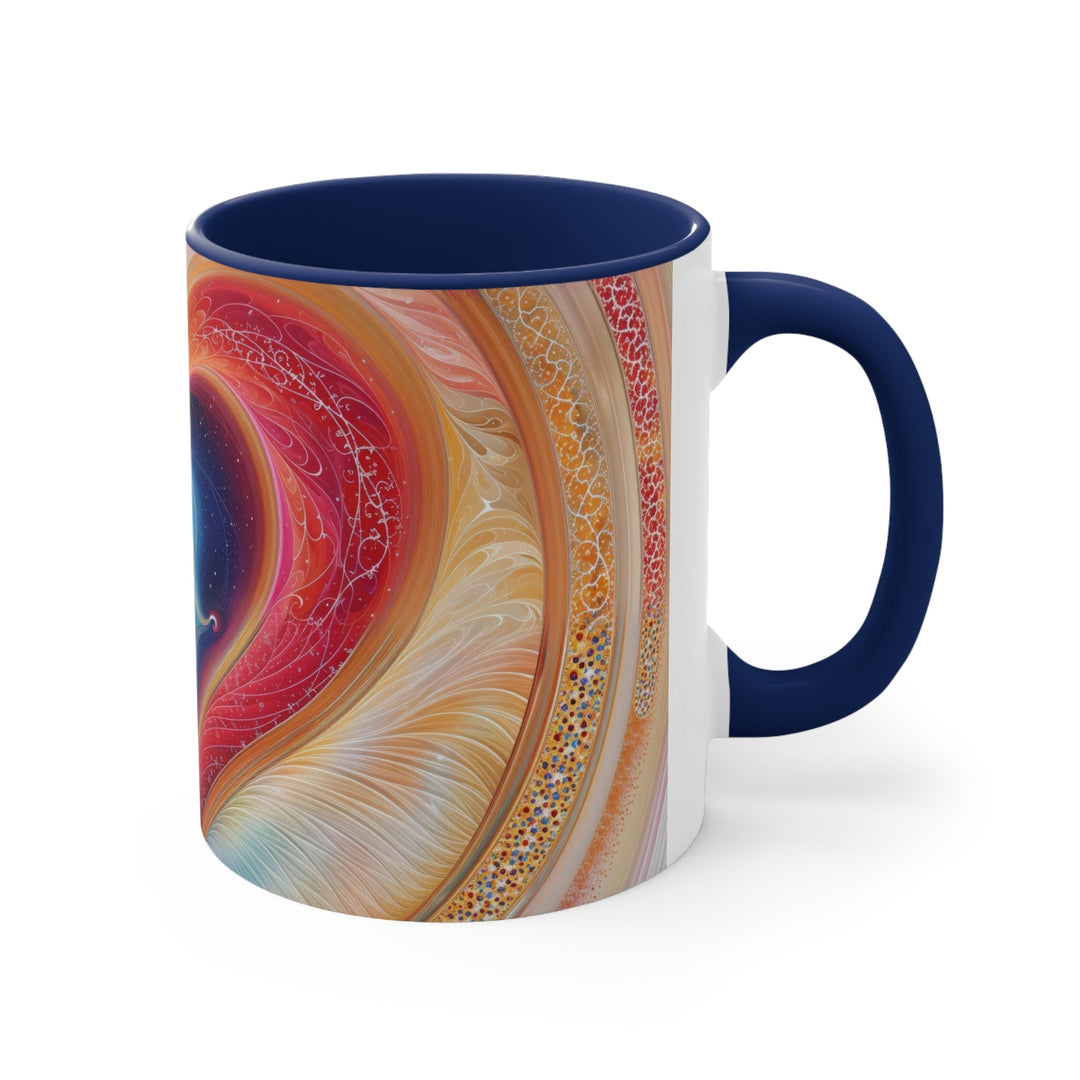 Cosmic Love Awakening - Accent Coffee Mug - Mug - g(0D·IO) - Pink - 11oz -